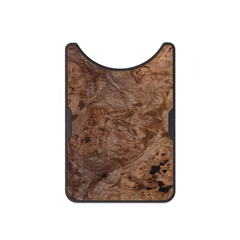 Alloy Wood Wallet - Carmela (Wood Burl, 830022)