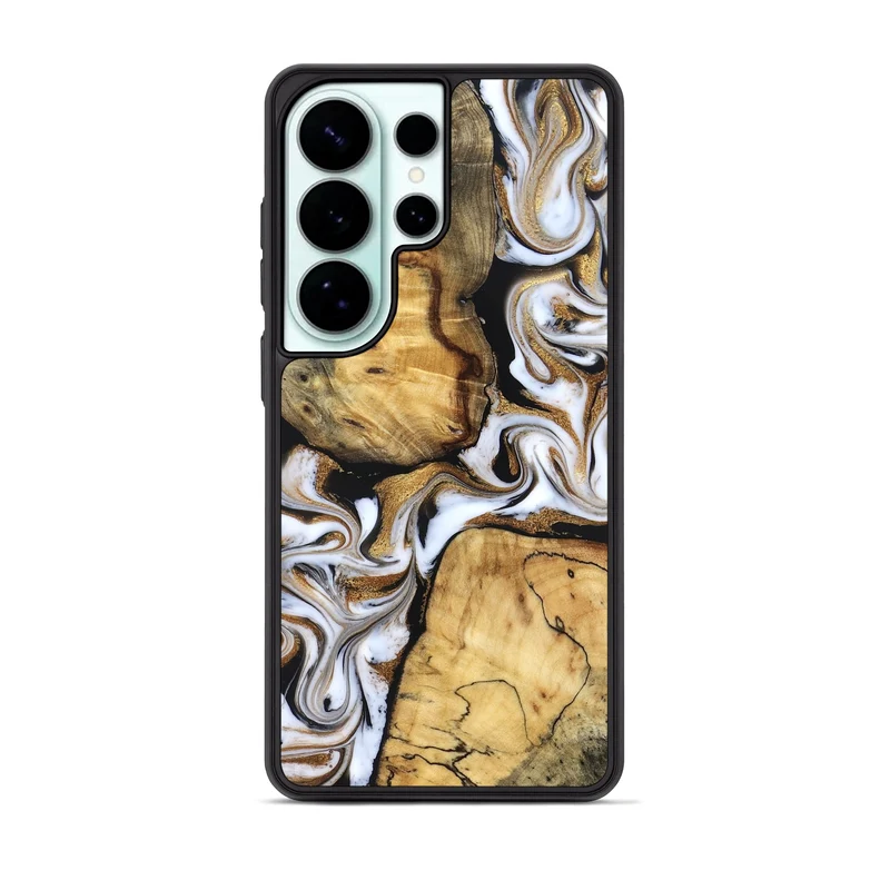Galaxy S26 Ultra Wood Phone Case - Cristal (Black & White, 830042)