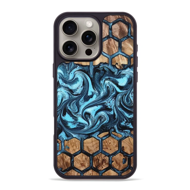iPhone 16 Pro Max Wood Phone Case - Iola (Pattern, 829961)