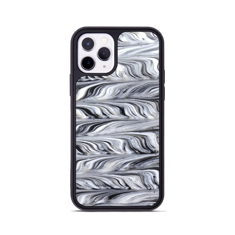 iPhone 11 Pro ResinArt Phone Case - Araya (Black & White, 830031)