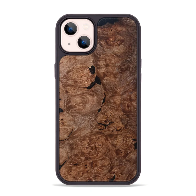 iPhone 14 Plus Wood Phone Case - Hobart (Wood Burl, 830019)