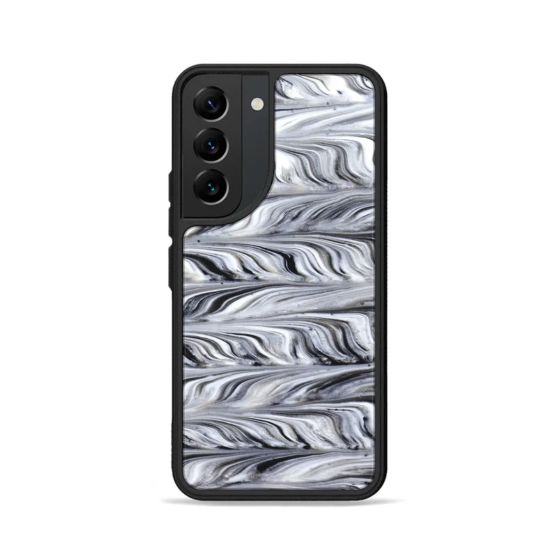 Galaxy S22 ResinArt Phone Case - Araya (Black & White, 830031)