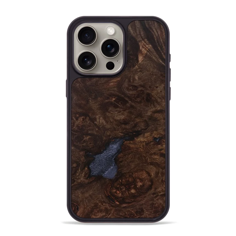 iPhone 15 Pro Max Wood Phone Case - Deloris (Wood Burl, 829994)