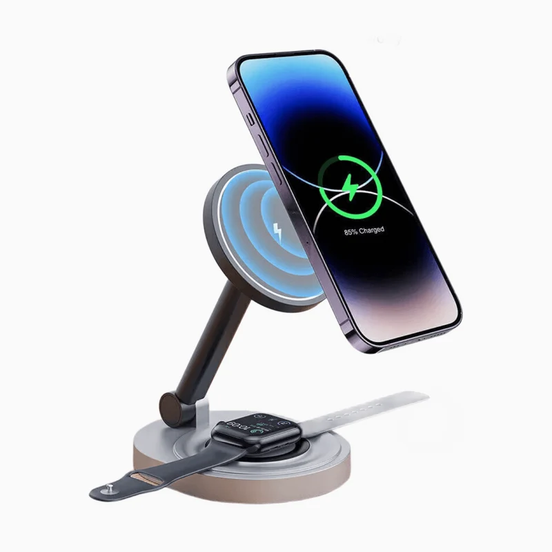 NexTECH® | 2-in-1 Foldable Magnetic Wireless Charger