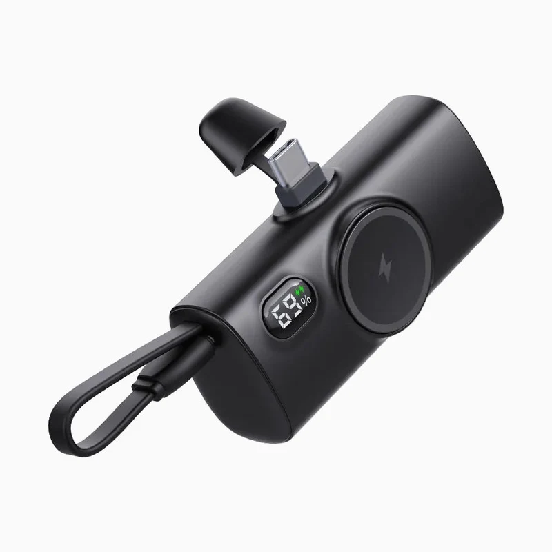 NexTECH® | Mini Capsule Power Bank with Wireless Watch Charger