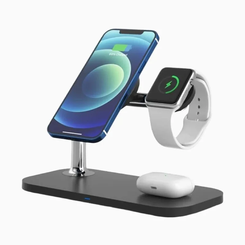 NexTECH® | Multifunction Magnetic 3-in-1 Wireless Charger for MagSafe