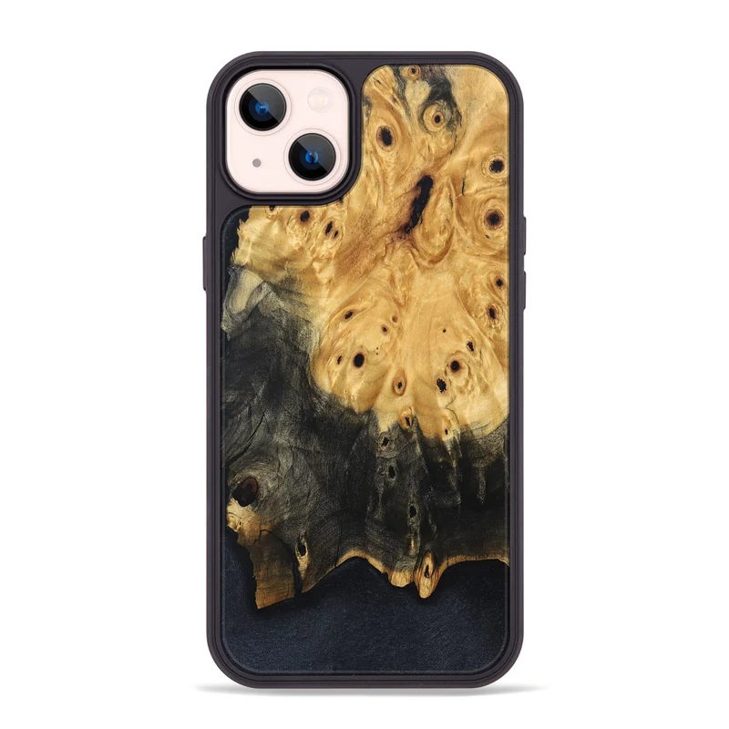 iPhone 14 Plus Wood Phone Case - Natalya (Wood Burl, 829991)