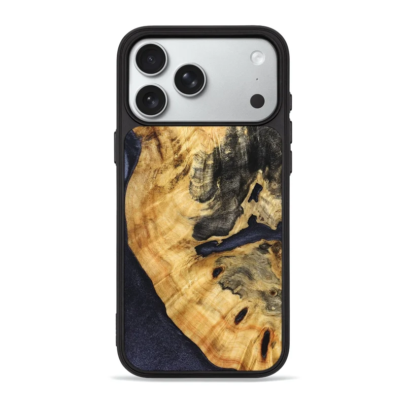 iPhone 18 Pro Max Wood Phone Case - Nataly (Wood Burl, 830028)