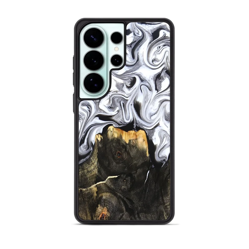 Galaxy S26 Ultra Wood Phone Case - Arianna (Black & White, 830043)