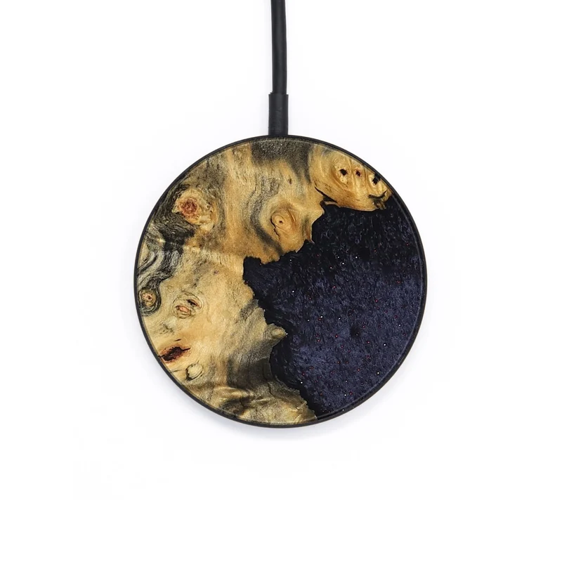 Circle Wood Wireless Charger - Helene (Wood Burl, 830025)