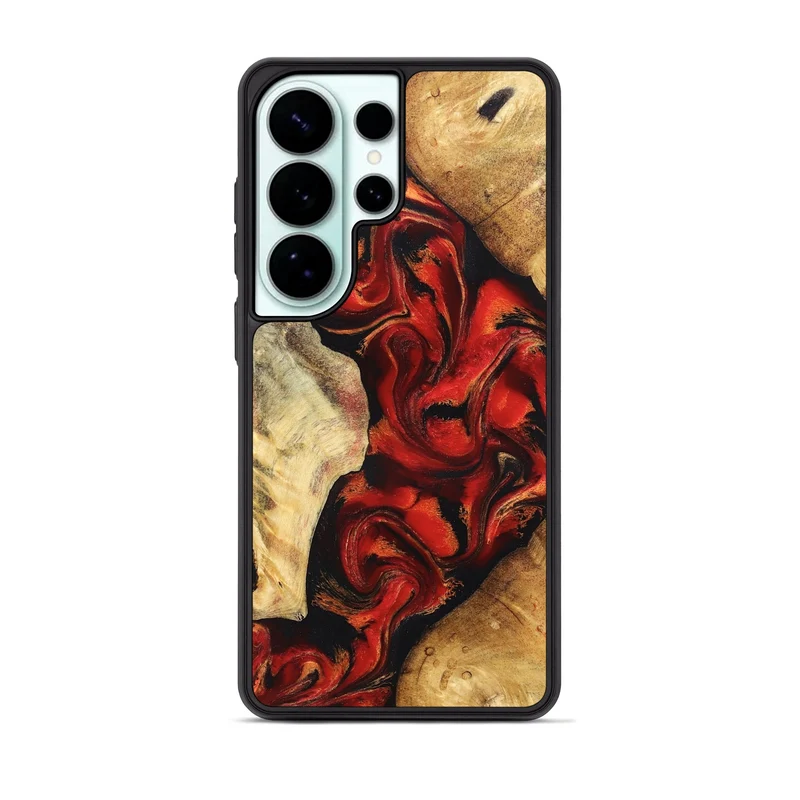 Galaxy S26 Ultra Wood Phone Case - Jeri (Red, 830033)