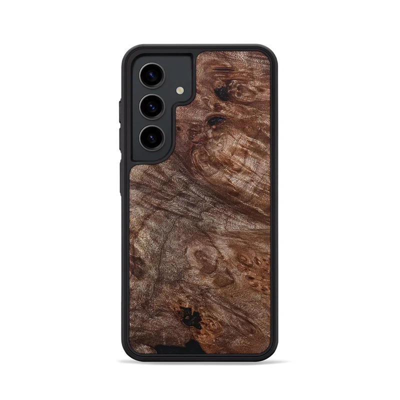 Galaxy S24 Wood Phone Case - Atharv (Wood Burl, 830024)