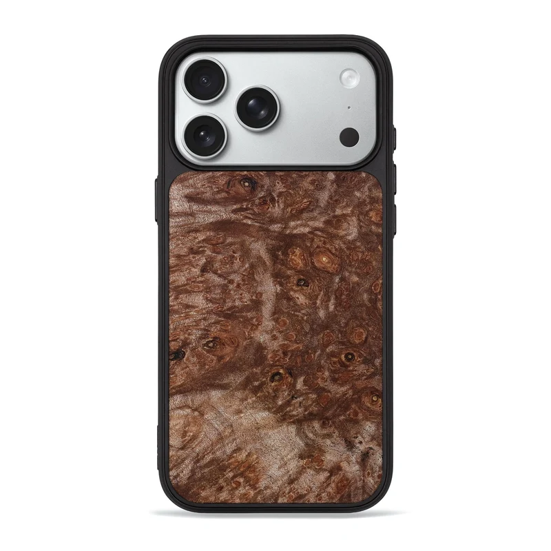iPhone 18 Pro Max Wood Phone Case - Jacque (Wood Burl, 829992)
