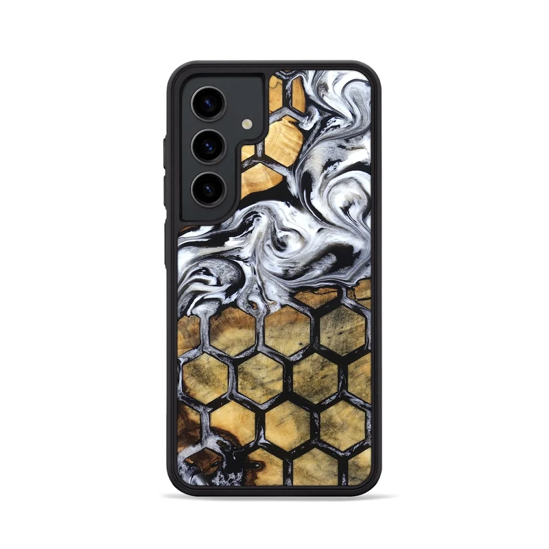 Galaxy S24 Wood Phone Case - Olive (Pattern, 829965)