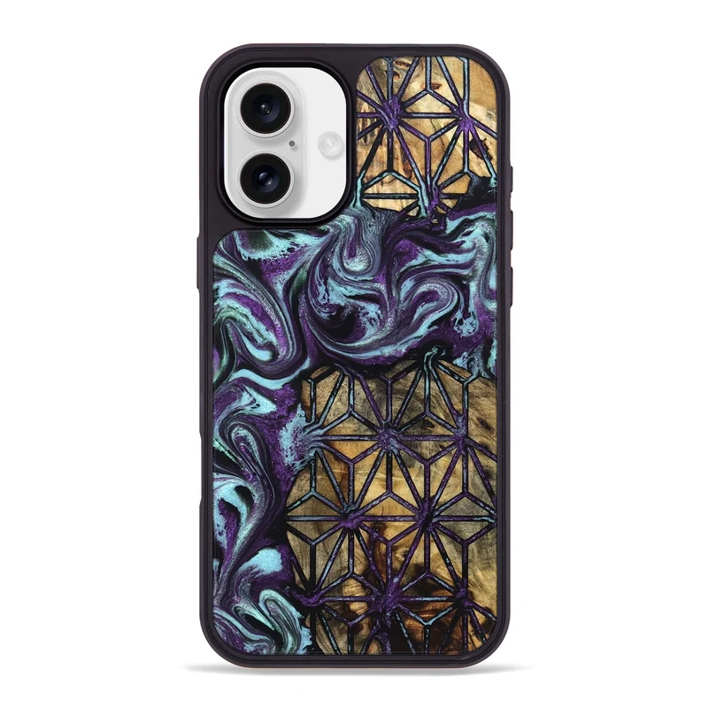 iPhone 16 Plus Wood Phone Case - Leota (Pattern, 829957)