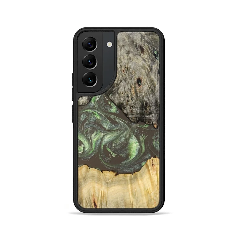 Galaxy S22 Wood Phone Case - Arlo (Green, 829982)