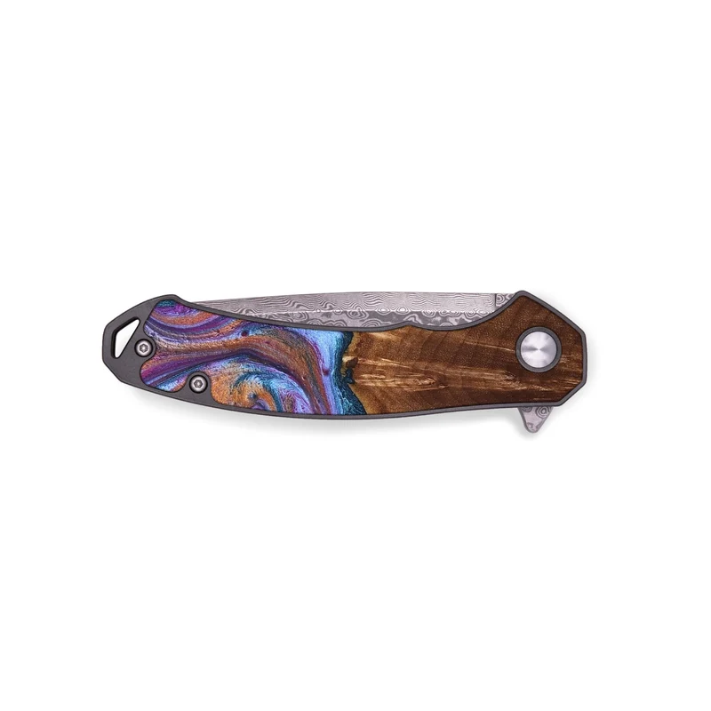 EDC Wood Pocket Knife - Edmond (Blue, 829987)