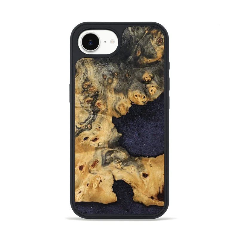iPhone 16e Wood Phone Case - Helene (Wood Burl, 830025)