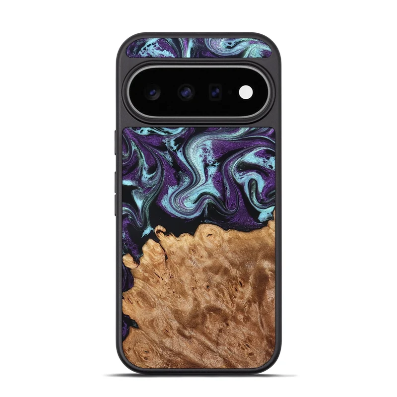Pixel 11 Pro Wood Phone Case - Florida (Purple, 830018)