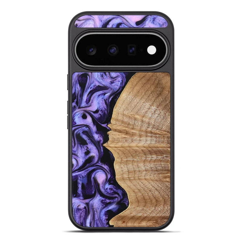 Pixel 11 Pro XL Wood Phone Case - Tillie (Purple, 830015)