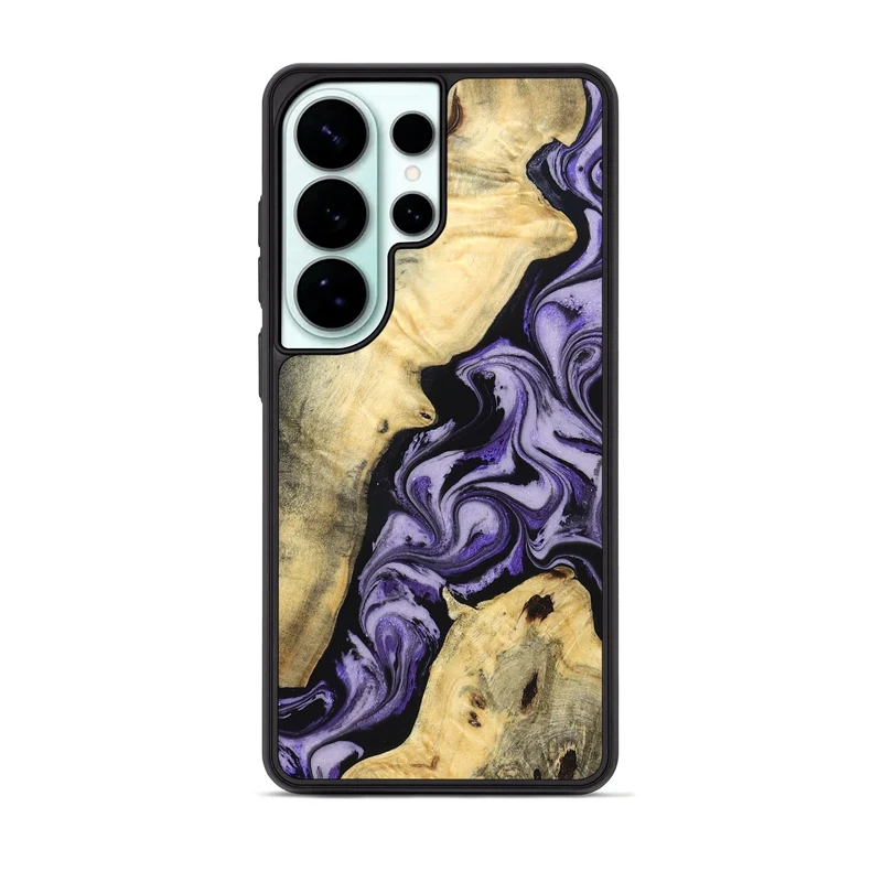 Galaxy S26 Ultra Wood Phone Case - Sharon (Purple, 830016)