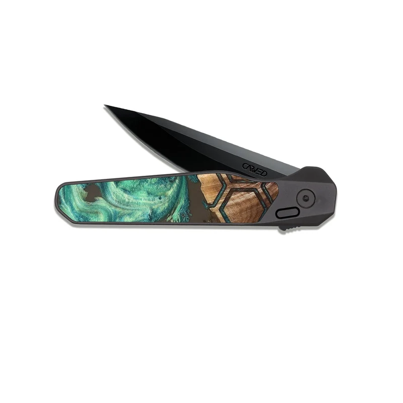 EDC Dark Slate Wood Pocket Knife - Duncan (Pattern, 829967)