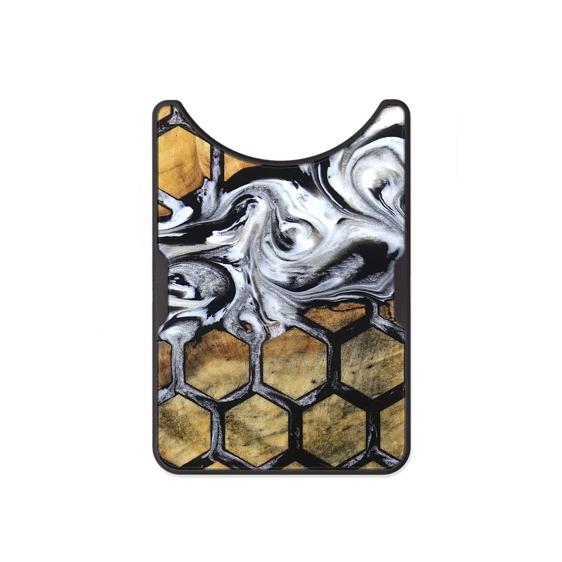Alloy Wood Wallet - Olive (Pattern, 829965)