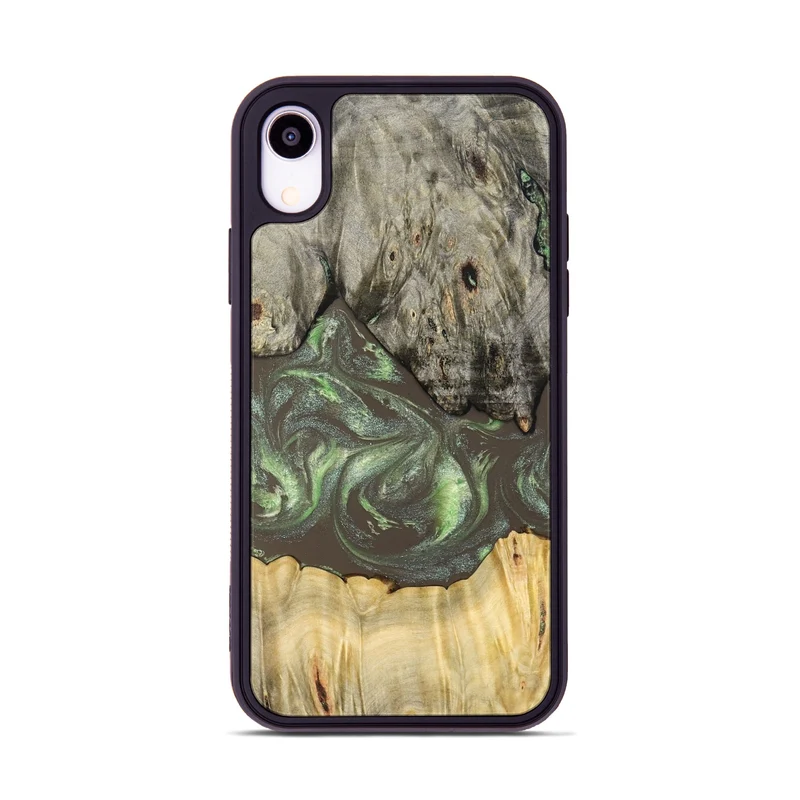 iPhone Xr Wood Phone Case - Arlo (Green, 829982)