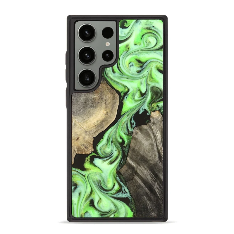 Galaxy S23 Ultra Wood Phone Case - Jasen (Neon, 829984)