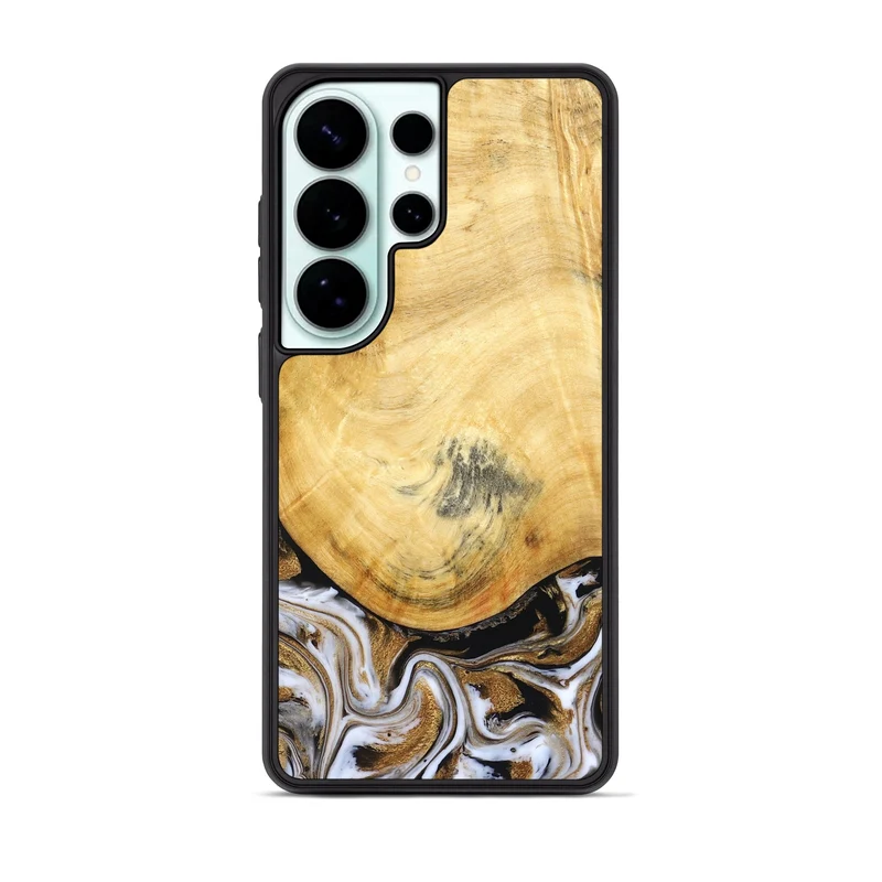 Galaxy S26 Ultra Wood Phone Case - Kamiyah (Black & White, 830030)