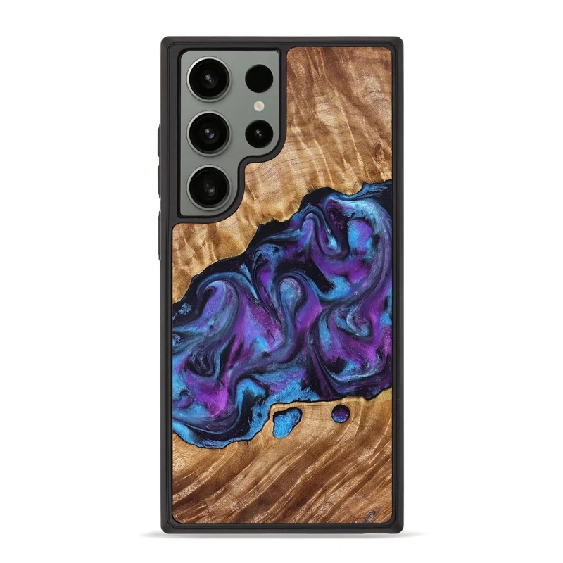 Galaxy S23 Ultra Wood Phone Case - Warren (Purple, 830013)