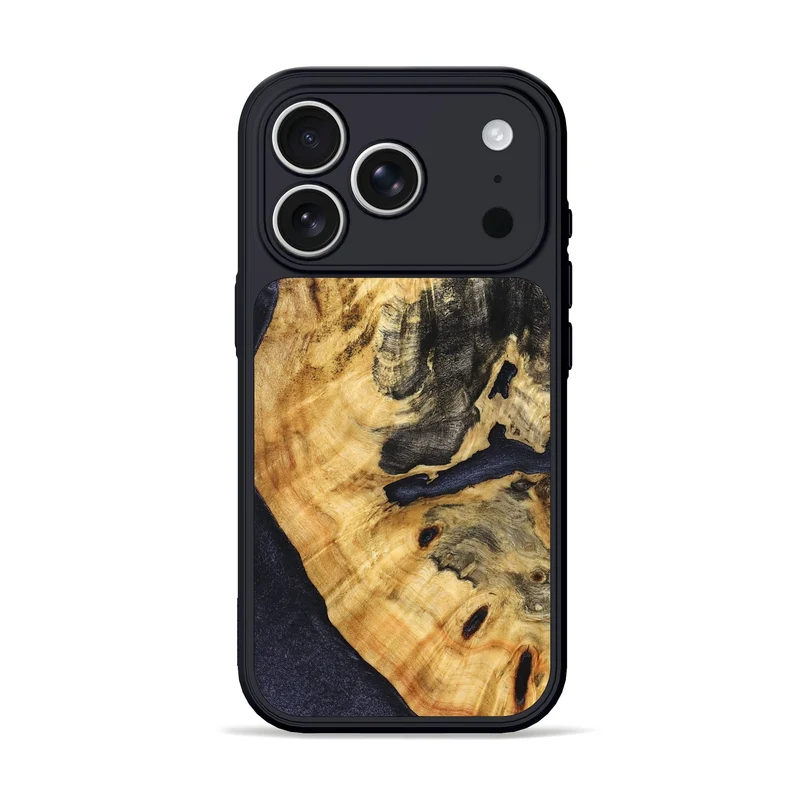 iPhone 17 Pro Wood Phone Case - Nataly (Wood Burl, 830028)