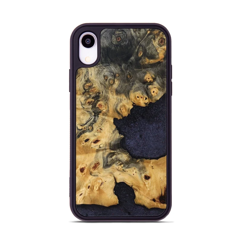iPhone Xr Wood Phone Case - Helene (Wood Burl, 830025)