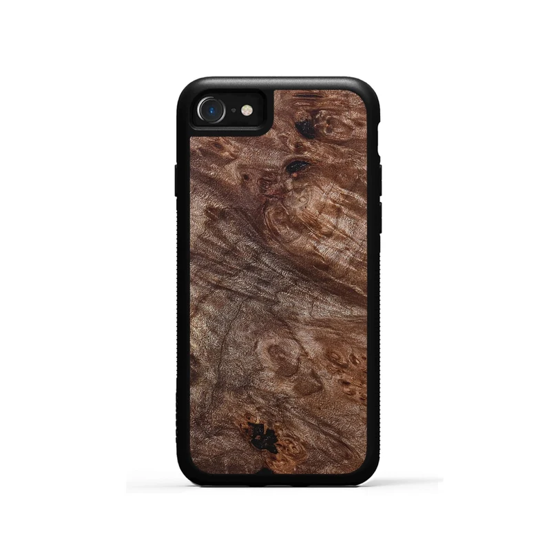iPhone SE Wood Phone Case - Atharv (Wood Burl, 830024)