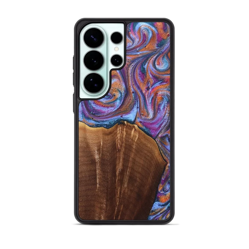Galaxy S26 Ultra Wood Phone Case - Edmond (Blue, 829987)