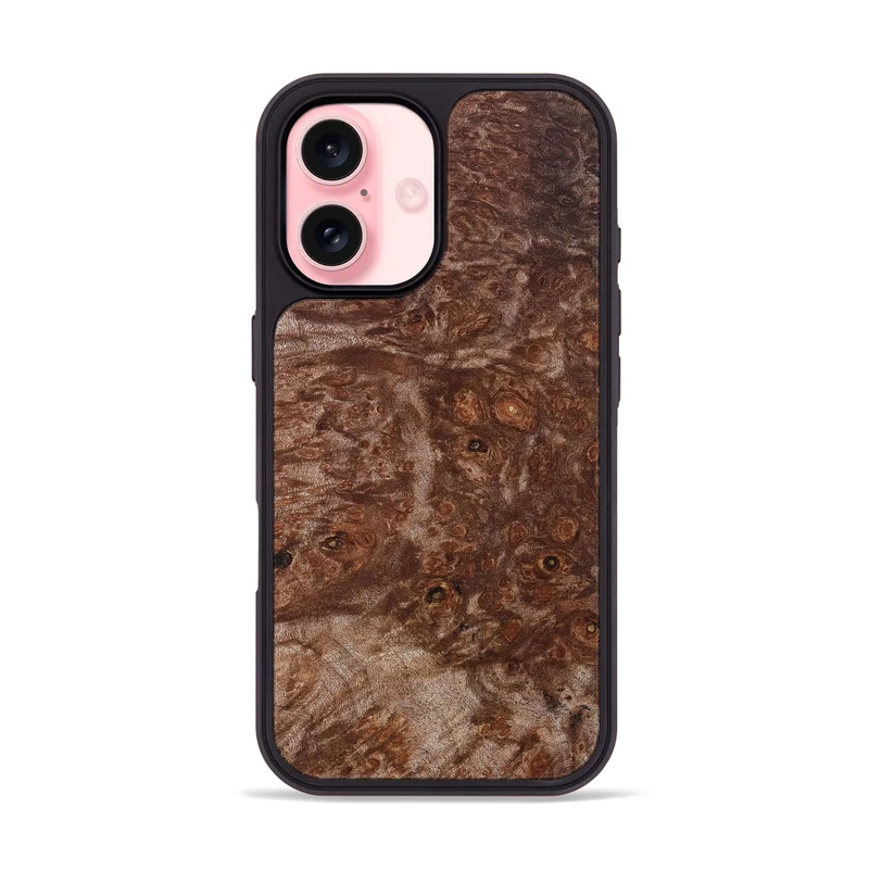 iPhone 16 Wood Phone Case - Jacque (Wood Burl, 829992)