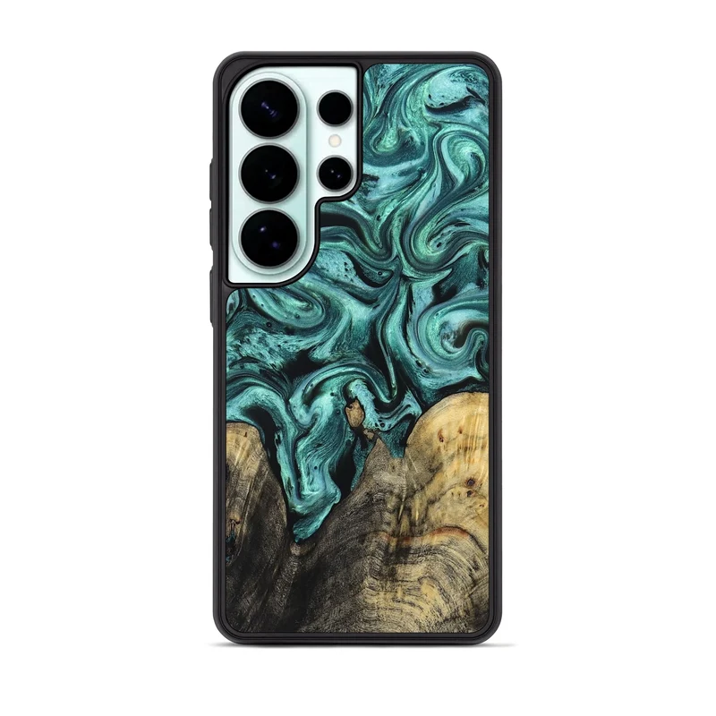 Galaxy S26 Ultra Wood Phone Case - Omarion (Green, 829977)