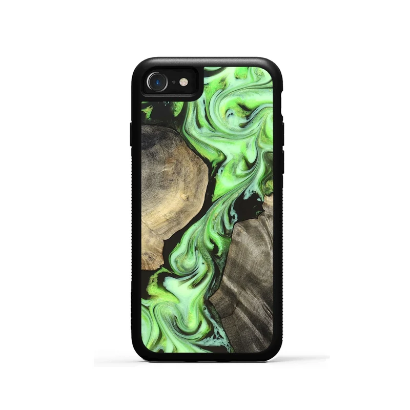iPhone SE Wood Phone Case - Jasen (Neon, 829984)