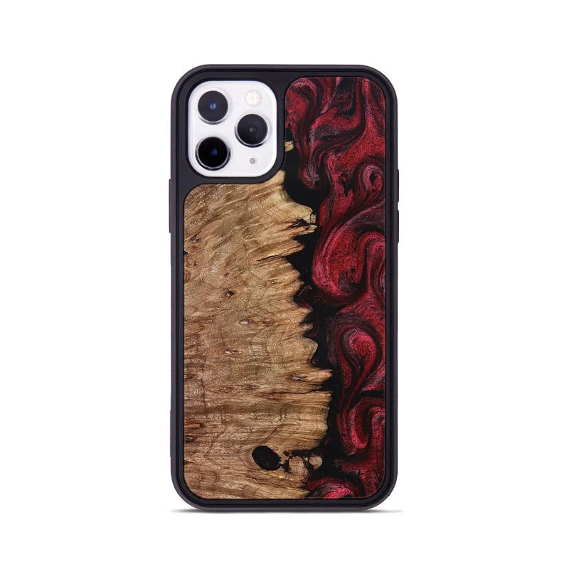 iPhone 11 Pro Wood Phone Case - Axl (Red, 830012)