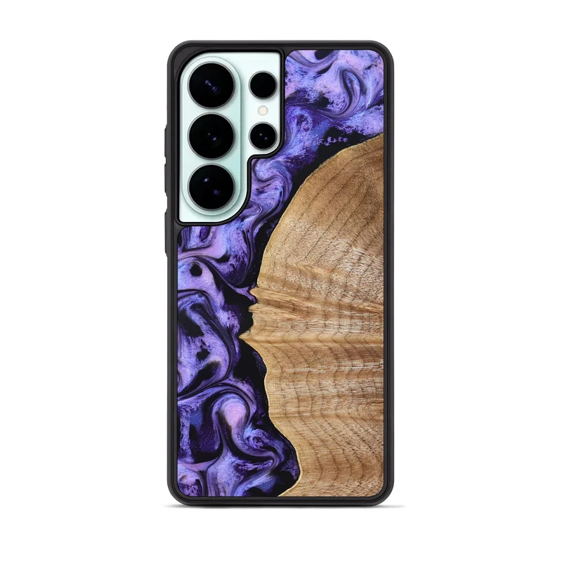 Galaxy S26 Ultra Wood Phone Case - Tillie (Purple, 830015)