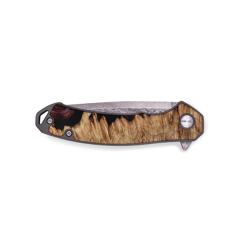 EDC Wood Pocket Knife - Axl (Red, 830012)