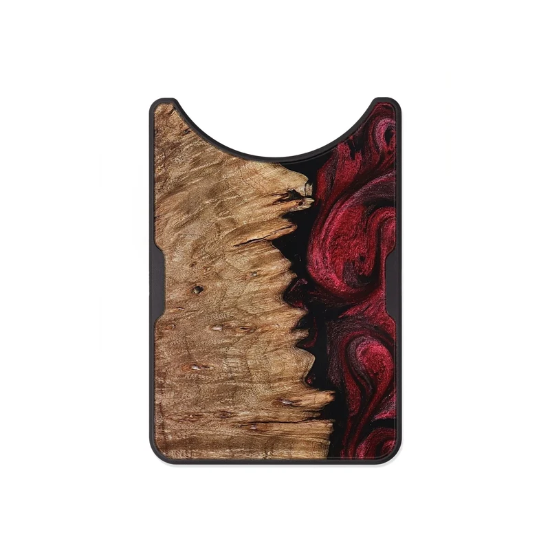 Alloy Wood Wallet - Axl (Red, 830012)
