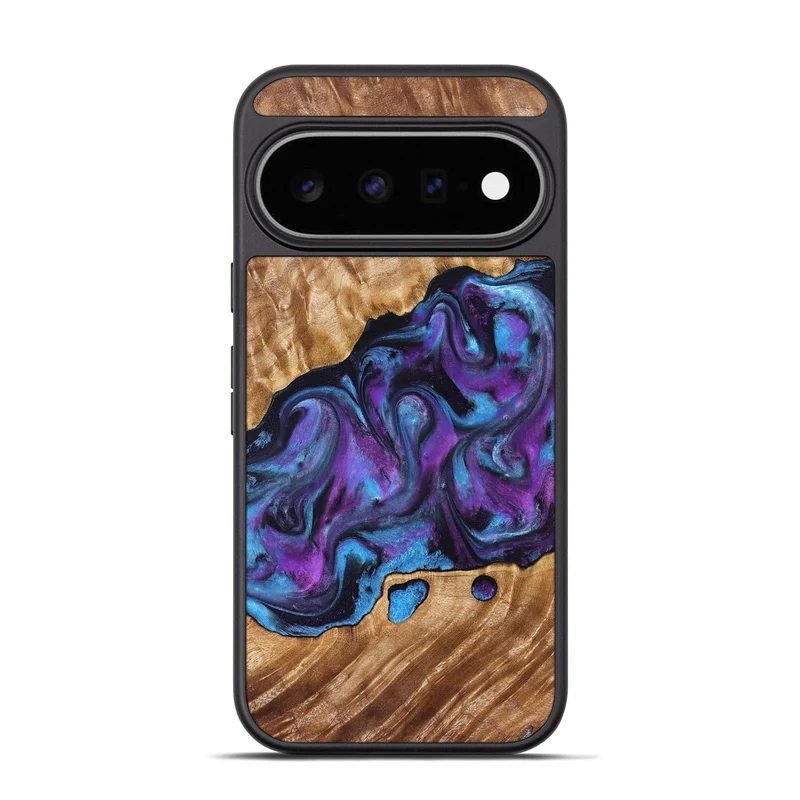 Pixel 11 Pro Wood Phone Case - Warren (Purple, 830013)