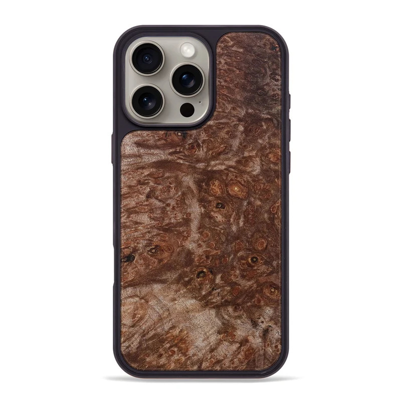 iPhone 16 Pro Max Wood Phone Case - Jacque (Wood Burl, 829992)
