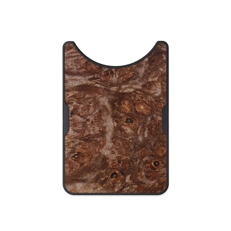 Alloy Wood Wallet - Jacque (Wood Burl, 829992)