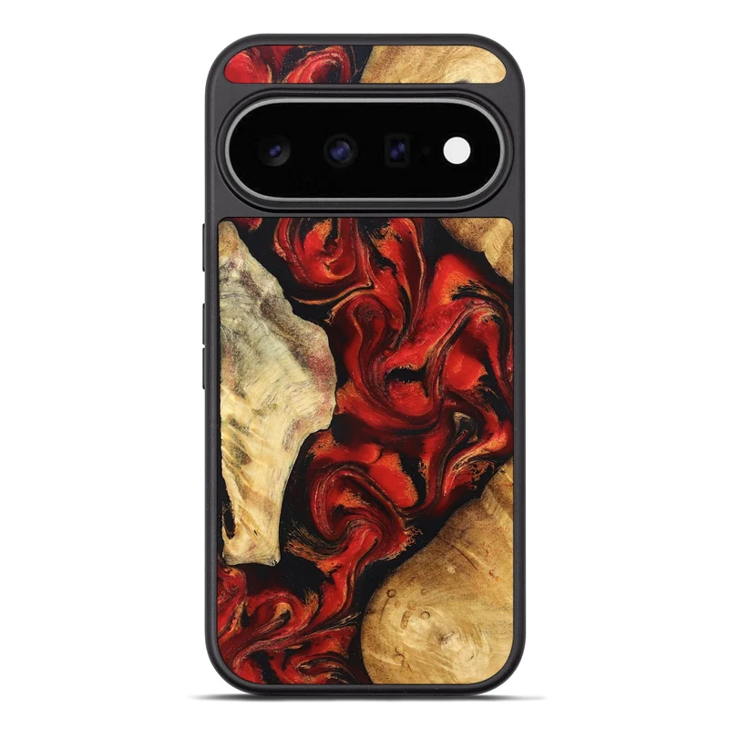 Pixel 11 Pro XL Wood Phone Case - Jeri (Red, 830033)