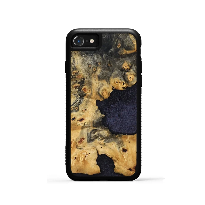 iPhone SE Wood Phone Case - Helene (Wood Burl, 830025)