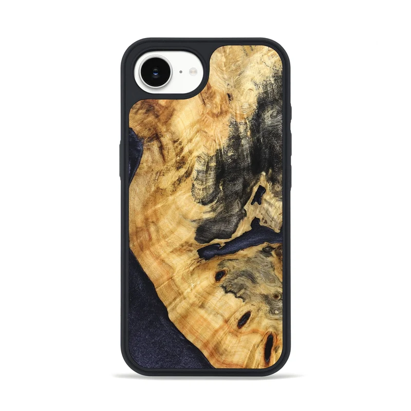 iPhone 16e Wood Phone Case - Nataly (Wood Burl, 830028)