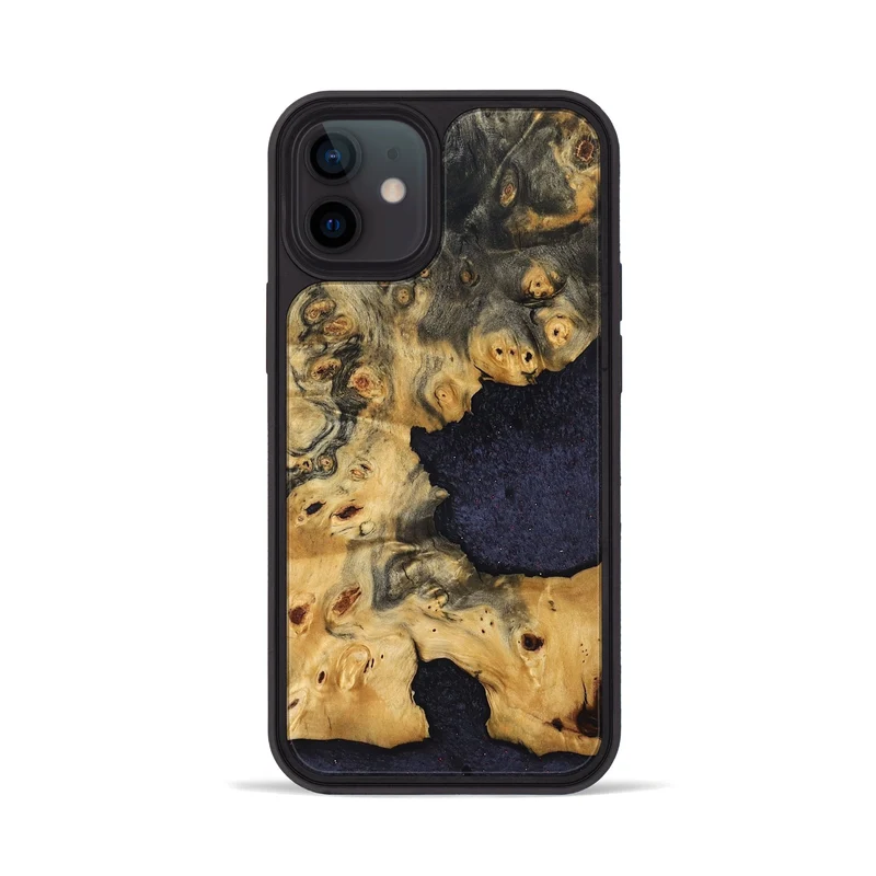 iPhone 12 Wood Phone Case - Helene (Wood Burl, 830025)