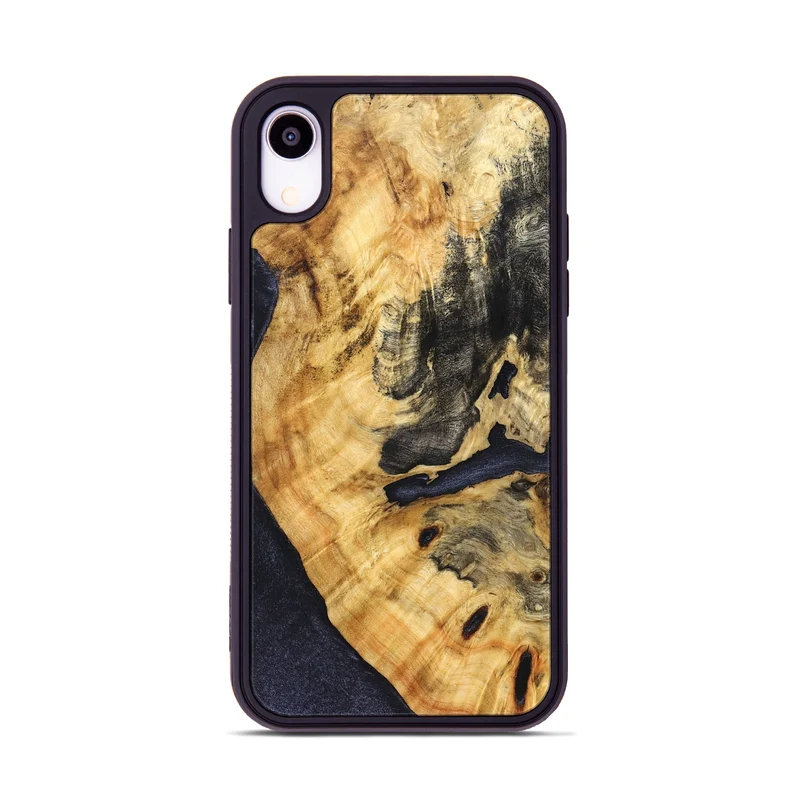 iPhone Xr Wood Phone Case - Nataly (Wood Burl, 830028)